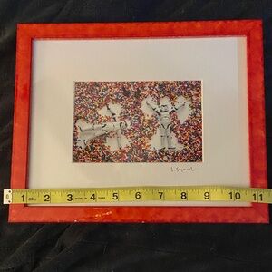 Joe shymanski candy angels stormtrooper Confetti Stormtrooper Art in Red Frame